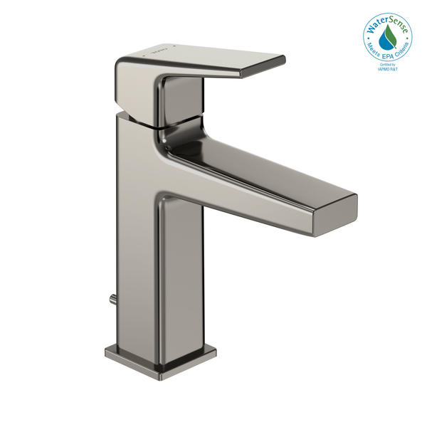 TOTO GB 1.2 GPM Single Handle Bathroom Sink Faucet with COMFORT GLIDE Technology, Polished Nickel TLG10301U#PN