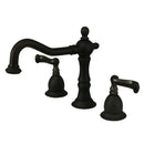 Kingston Brass KS1975FL 8 in. Widespread Bath Faucet Bronze