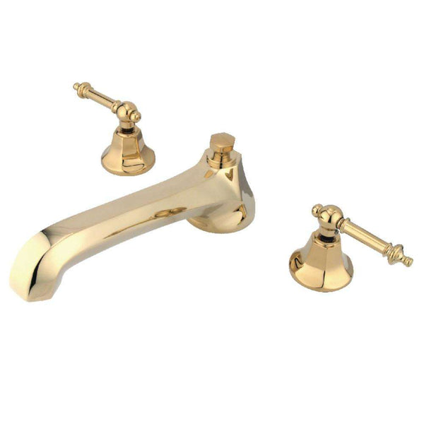 Kingston Brass KS4302TL Roman Tub Filler, Polished Brass