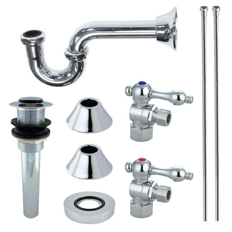 Kingston CC43101VKB30 Plumbing Sink Trim Kit W/ P-Trap &