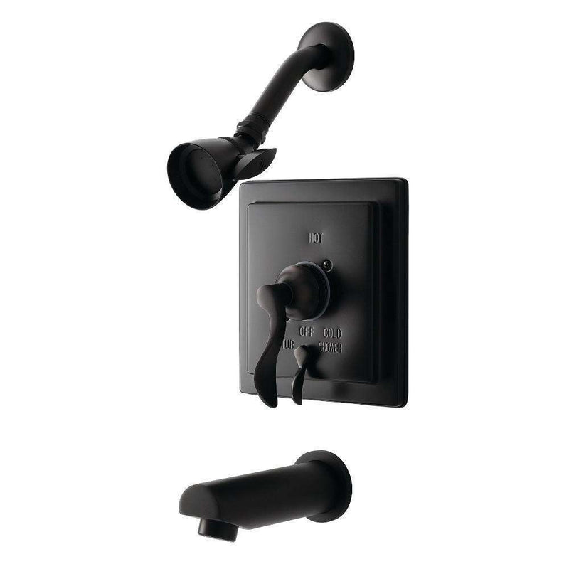 Kingston Brass KB86550DFL Tub and Shower Faucet,