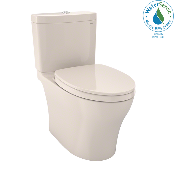 TOTO Aquia IV WASHLET Two-Piece Elongated Dual Flush 1.28 and 0.8 GPF Toilet with CEFIONTECT, Sedona Beige MS446124CEMG#12