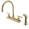 Kingston Brass KS8792CML Centerset Kitchen Faucet Brass