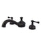 Kingston Brass KS3335BL Roman Tub Filler, Oil Rubbed Bronze