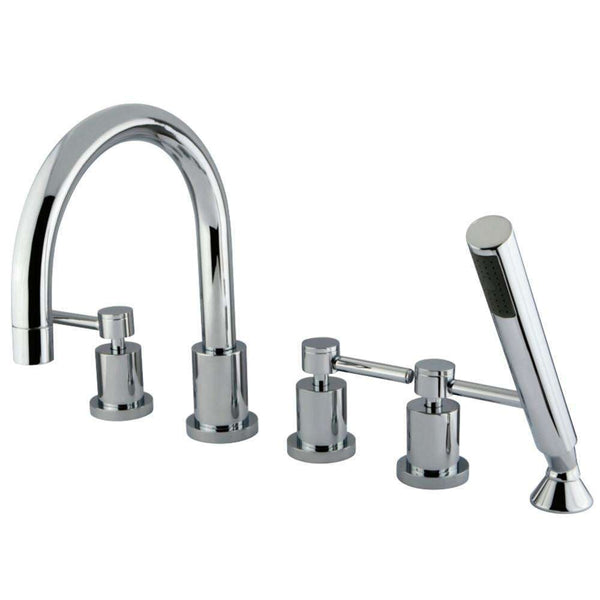 Kingston Brass KS83215DL Concord 5 Piece Roman Tub Filler