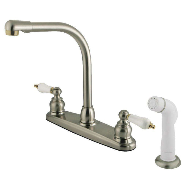 Kingston Brass GKB719 Centerset Kitchen Faucet/ Brass