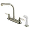 Kingston Brass GKB719 Centerset Kitchen Faucet/ Brass