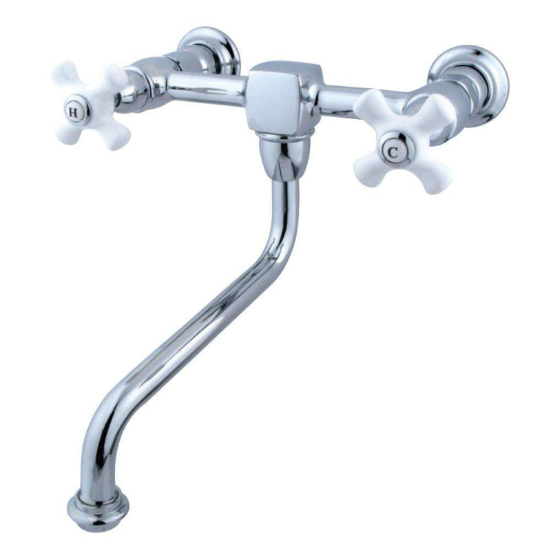 Kingston Brass KS1211PX Wall Mount Bath Faucet