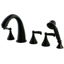 Kingston Brass KS23655FL Roman Tub Filler With Hand