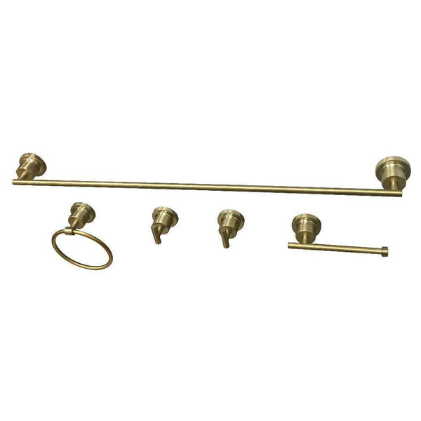 Kingston Brass BAH8230478SB 5-Piece Bathroom Accessory Set