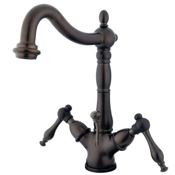 Kingston Brass KS1435NL 4 in. Centerset Bath Faucet Bronze