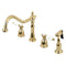 Kingston Brass KB1792BPLBS Wsp Kitchen Faucet Brass