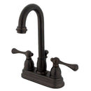 Kingston Brass KB3615BL 4 in. Centerset Bath Faucet Bronze