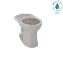 TOTO Drake II Universal Height Round Toilet Bowl with CeFiONtect, Bone CST453CEFG