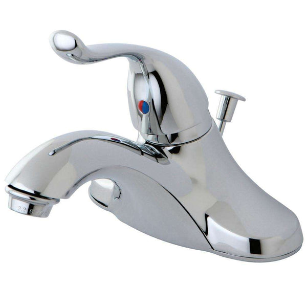 Kingston Brass KB5541YL Sg-Hnd 4 in. Centerset Bath Faucet