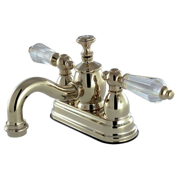 Kingston Brass KS7102WLL 4 in. Centerset Bath Faucet Brass