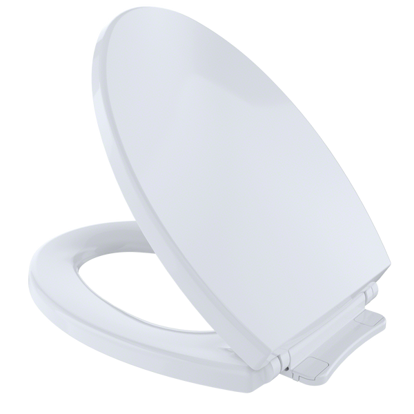 TOTO SoftClose Non Slamming, Elongated Toilet Seat and Lid, Cotton White SS114#01