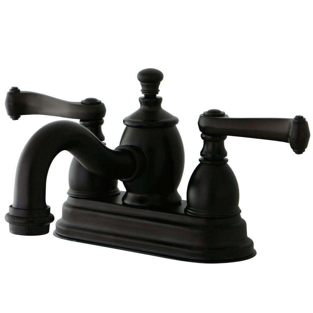 Kingston Brass KS7105FL 4 in. Centerset Bath Faucet Bronze