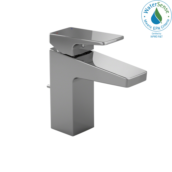 TOTO OberonF Single Handle 1.5 GPM Bathroom Sink Faucet, Polished Chrome TL370SD#CP