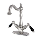 Kingston KS1438PKL Duchess 4 in. Centerset Bath Faucet W/