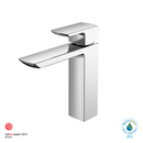 TOTO GR 1.2 GPM Single Handle Semi-Vessel Bathroom Sink Faucet with COMFORT GLIDE Technology, Polished Chrome TLG02304U