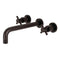 Kingston Brass KS8025DX Concord 2-Handle Wall Mount Roman