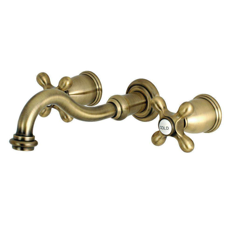 Kingston Brass KS3023AX Restoration Two-Handle 3-Hole Wall