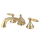 Kingston Brass KS5532GL Roman Tub Filler, Polished Brass