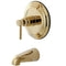 Kingston Brass KB2632DLTO Concord Tub & Shower Faucet