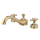 Kingston Brass KS3332BX Roman Tub Filler, Polished Brass