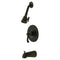 Kingston Brass KB8635FL Royale Tub & Shower Faucet,