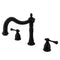 Kingston Brass KS1345BL Heritage Roman Tub Filler,