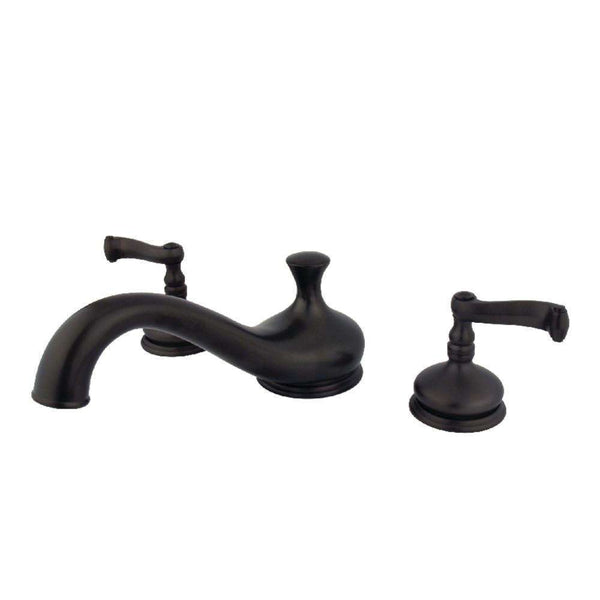 Kingston Brass KS3335FL Roman Tub Filler, Oil Rubbed Bronze