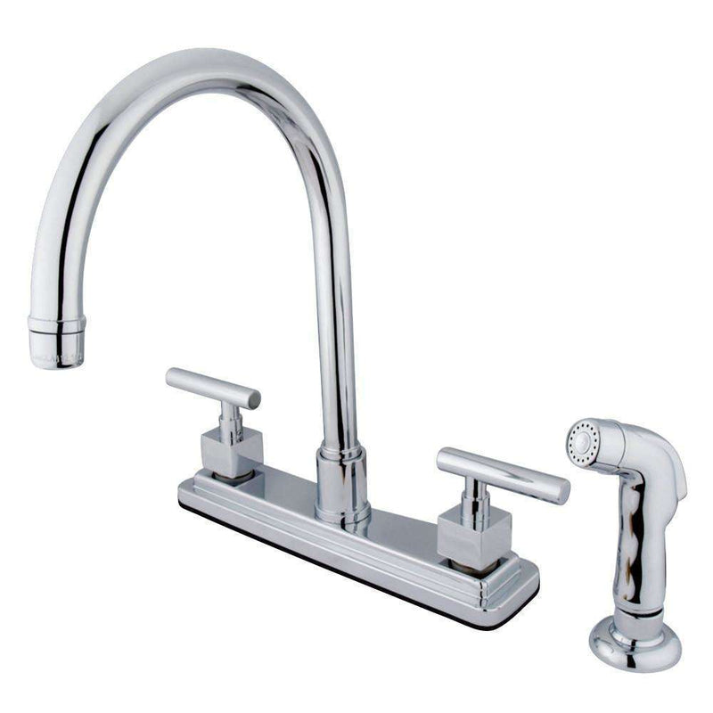 Kingston Brass KS8791CQL Centerset Kitchen Faucet