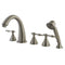 Kingston Brass KS23685NL Naples Roman Tub Filler 5 Pieces