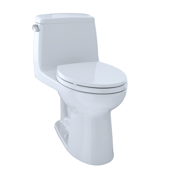 TOTO UltraMax One-Piece Elongated 1.6 GPF ADA Compliant Toilet, Cotton White MS854114SL#01