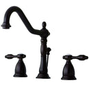 Kingston KS1995TAL 8 in. Widespread Bath Faucet Bronze