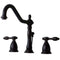 Kingston KS1995TAL 8 in. Widespread Bath Faucet Bronze