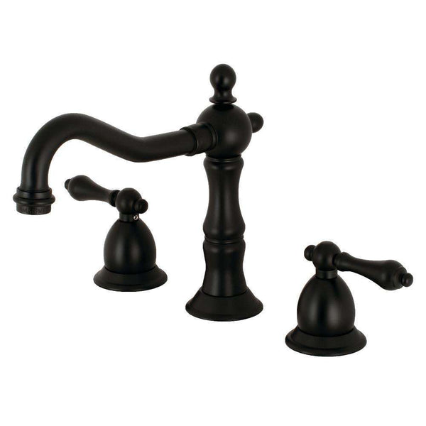 Kingston Brass KS1970AL 8 in. Wsp Bath Faucet, Matte Black