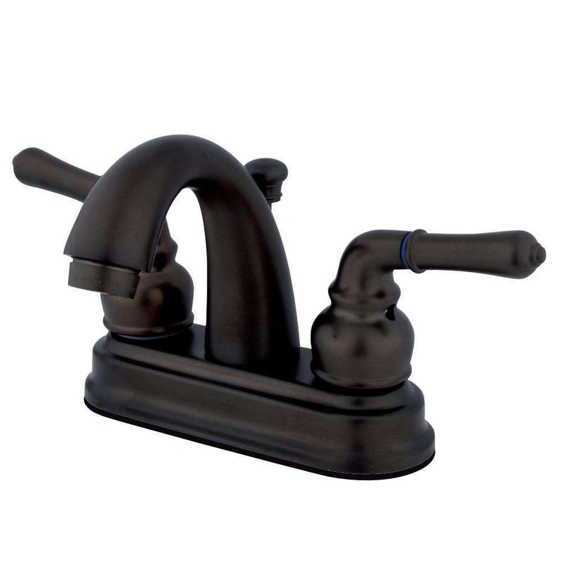 Kingston Brass KB5615NML 4 in. Centerset Bath Faucet Bronze