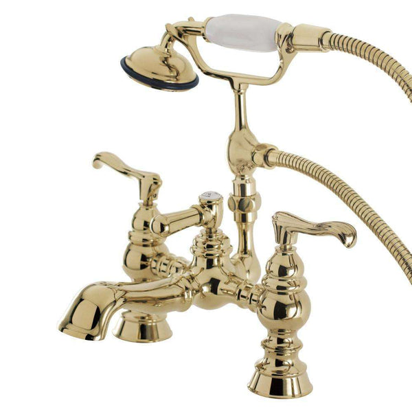 Kingston Brass CC1152T2 Vintage 7" Deck Mount Tub Filler