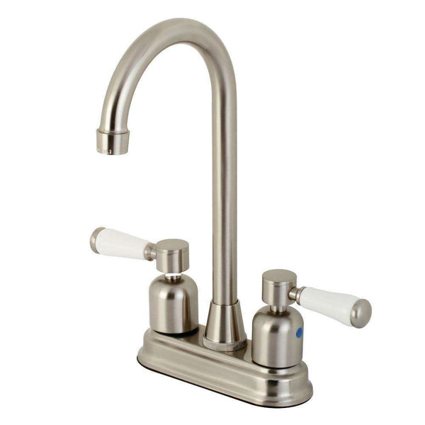 Kingston Brass KB8498DPL Paris Bar Faucet, Brushed Nickel