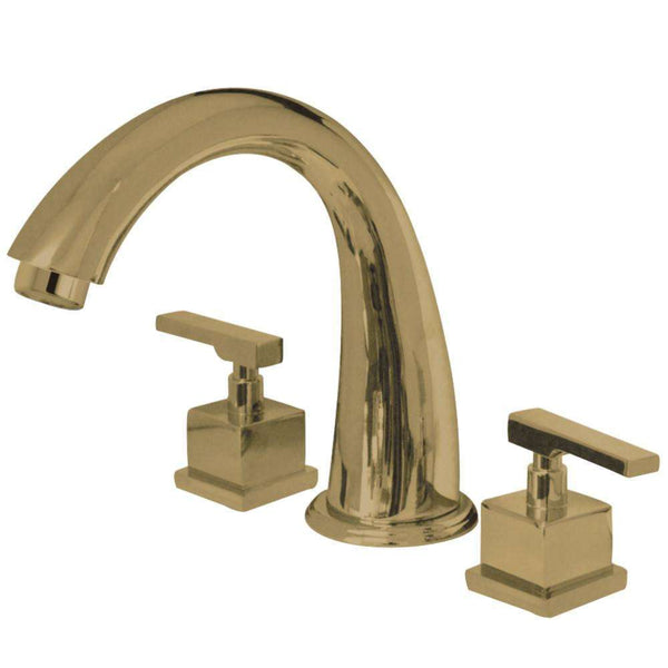 Kingston Brass KS2362QLL Roman Tub Filler, Polished Brass