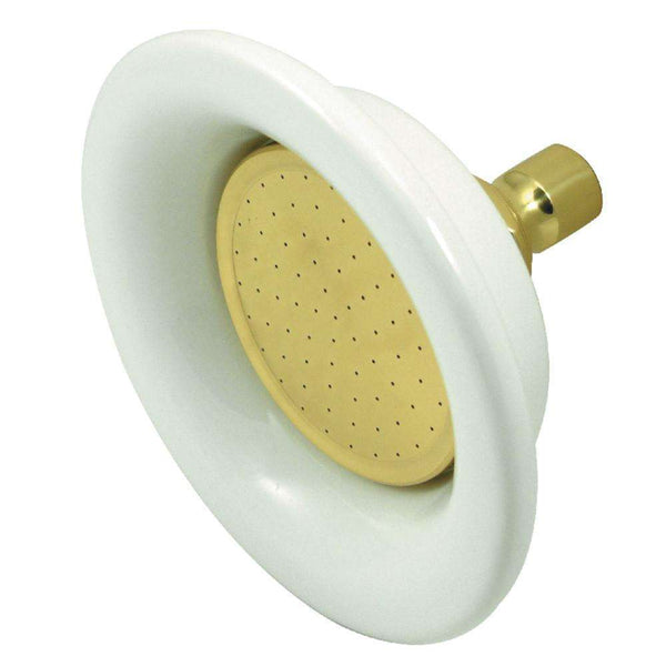 Kingston Brass CP60PB Shower Head, Polished Brass