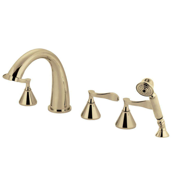 Kingston Brass KS23625CFL Century Roman Tub Filler Faucet