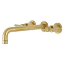 Kingston Brass KS8027DL Concord 2-Handle Wall Mount