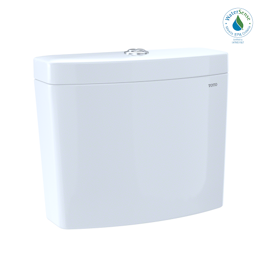 TOTO Aquia IV Dual Flush 1.28 and 0.8 GPF Toilet Tank Only with WASHLET Auto Flush Compatibility, Cotton White ST446EMA#01