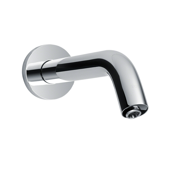 TOTO Helix Wall-Mount ECOPOWER 0.35 GPM Electronic Touchless Sensor Bathroom Faucet with Thermostatic Mixing Valve, Polished Chrome TEL133-D20ET#CP