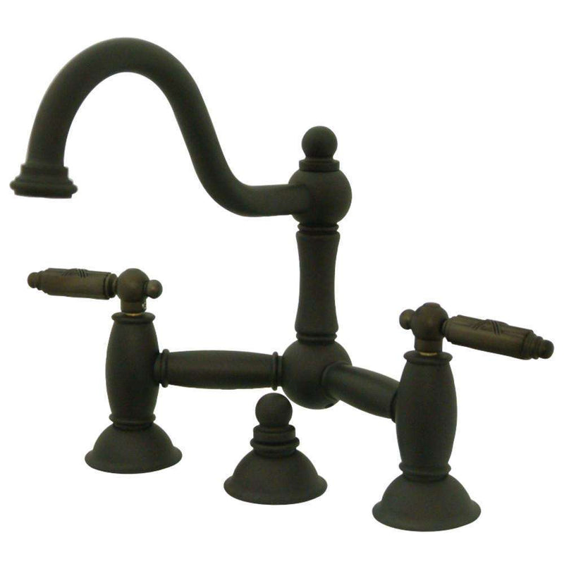 Kingston Brass KS3915GL Restoration Bath Bridge Faucet