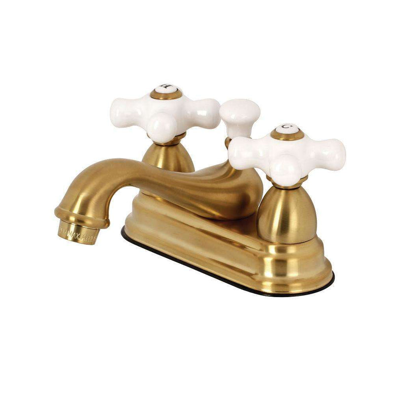 Kingston Brass KS3607PX 4 in. Center Bathroom Faucet